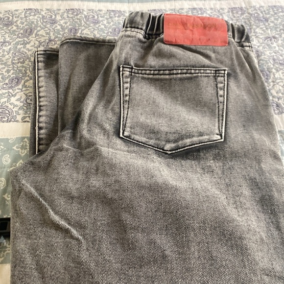 One Teaspoon faded black drawstring wide leg jeans, size Medium - Picture 12 of 12